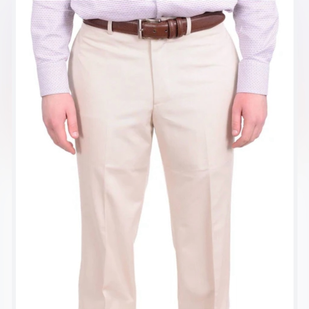 Geoffreyโ Beene menโs size 36/32 classic fit flat front twill pants